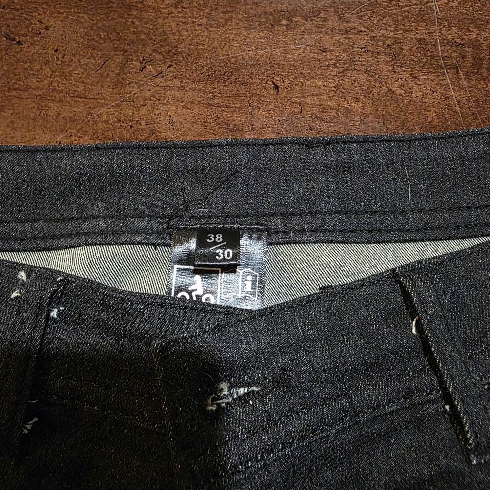 Men's Street Brawl Kevlar Blend Motorcycle Jeans Black 38/30